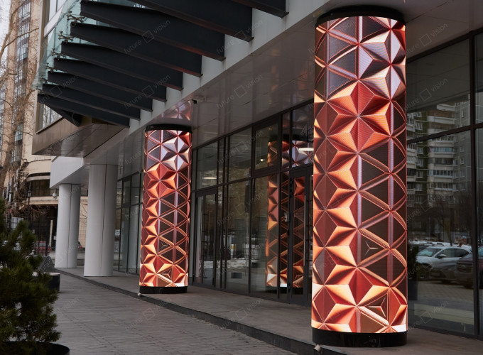 Светодиодная колонна, Академия единоборств РМК